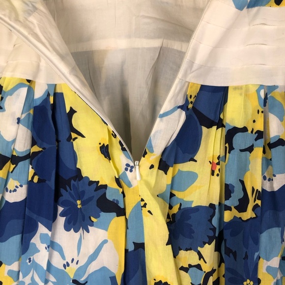 Guess floral retro sleeveless A-line dress size 1 - Picture 5 of 12